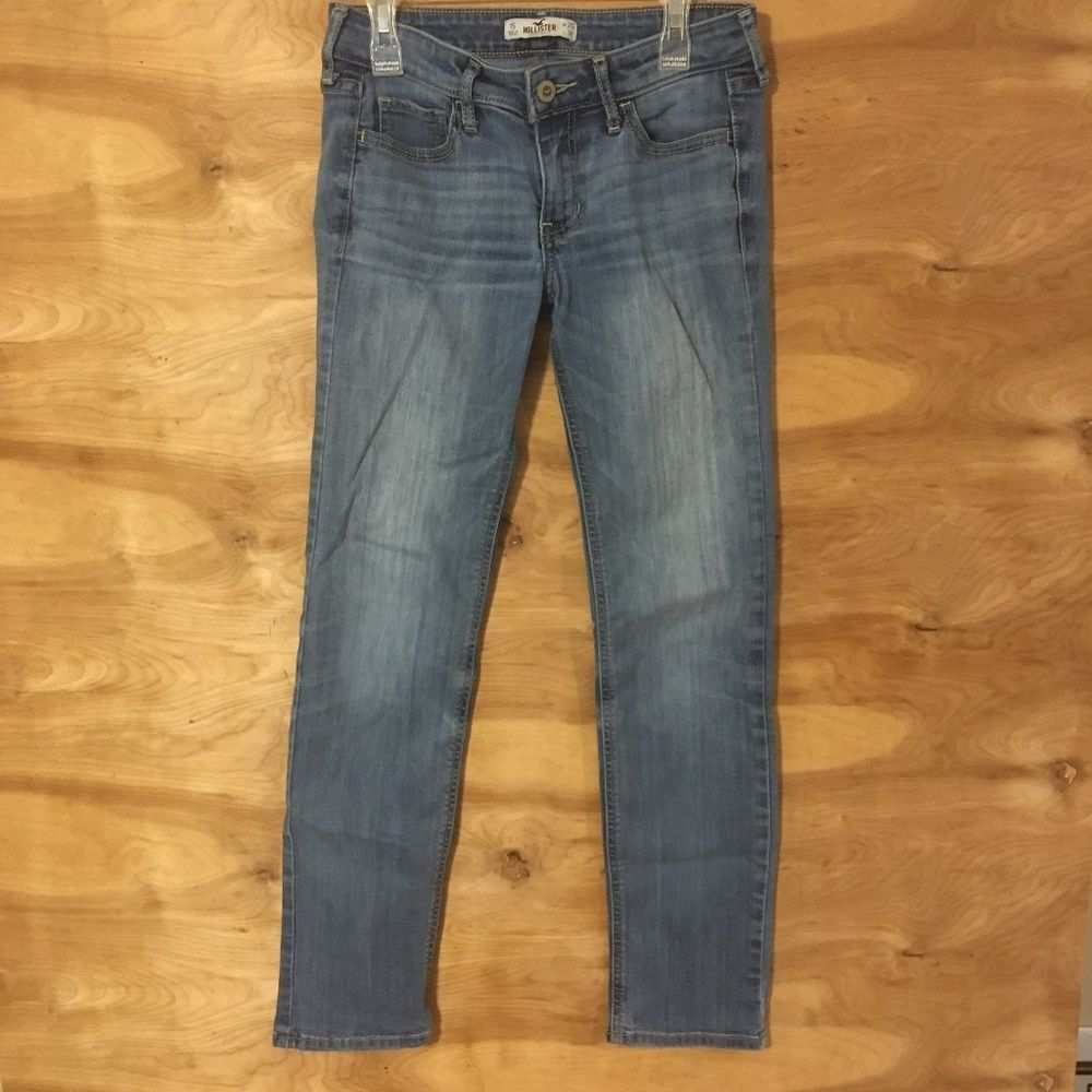 Hollister Juniors size 1R 25x30 skinny blue jeans